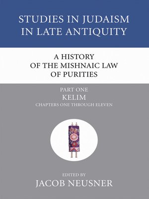 cover image of A History of the Mishnaic Law of Purities, Part 1